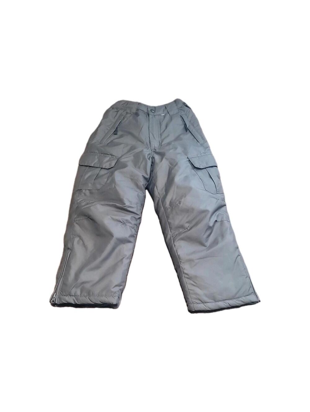 Arctic Quest Boys Gray Ski Pants M (5/6) 100% Polyester 068